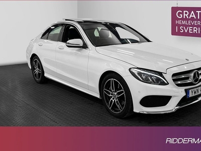 Mercedes C220Benz C 220 d 4M AMG Pano Burmester Värm Drag 2018, Sedan