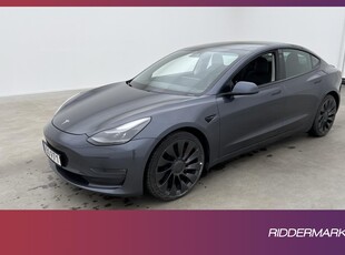 Tesla Model 3 Performance AWD Svensksåld Autopilot Kamera