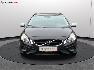 Volvo V60 D5 AWD Aut R-Design Paket, Drag, Skinn, BC-Coils