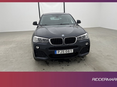 BMW X4 xDrive20d 190hk M Sport Navi Värmare HiFi Kamera Drag