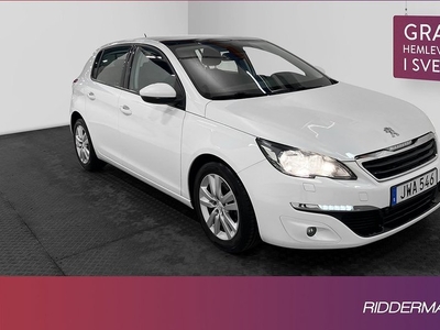 Peugeot 3081.2 Active Pano Värm Navi Sensorer Välserv 2016, Halvkombi