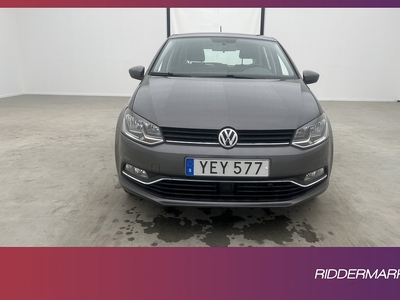 Volkswagen Polo 1.2 TSI 90hk Värmare Låg-skatt 0,47l/mil