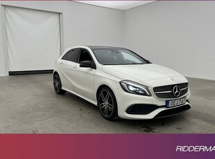 Mercedes A180Benz A 180 AMG Line Pano Kamera Night CarPlay 2017, Halvkombi