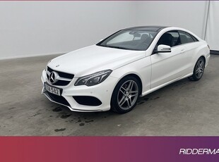 Mercedes E250Benz E 250 Coupé AMG Pano Navi Skinn Välserv 2015, Sportkupé