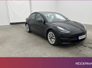 Tesla Model 3Long Range AWD Sv Såld Ljus interiör Drag 2021, Halvkombi