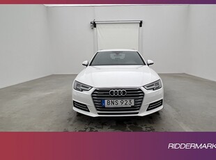 Audi A4 2.0 TDI Q 190hk S Line Cockpit B&O Sensorer Navi