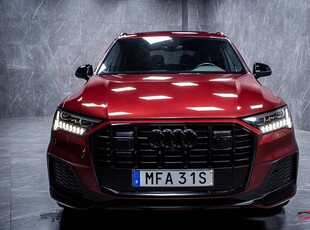 Audi Q7 50 TDI S-Line 7-Sits B&O Matrix Pano Värmare Kamera