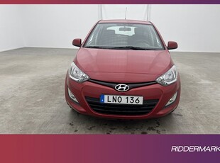 Hyundai i20 1.2 84hk AUX Välservad Låg-Skatt 0.47L/Mil