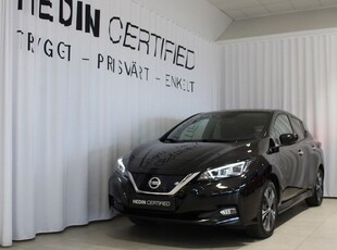 Nissan Leafe N-connecta 62 kwh led Privatleasing 2022, Halvkombi