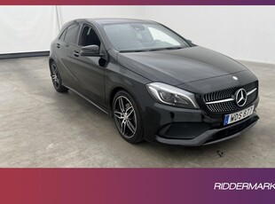 Mercedes-Benz A 180 122hk AMG Night Package Skinn/Alcantara