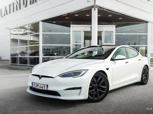 Tesla Model SPlaid Sv.såld YOKE Kolfiber 2023, Sedan