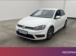 Volkswagen Golf1.4 TSI R-Line En-Brukare Kamera Drag 2015, Halvkombi