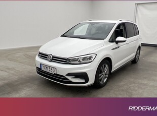 Volkswagen TouranTSI R-Line 7-sit Värm Kamera CarPlay 2018, SUV