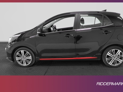 Kia Picanto 1.0 T-GDI 100hk GT-line B-kamera Rattvärme Skinn