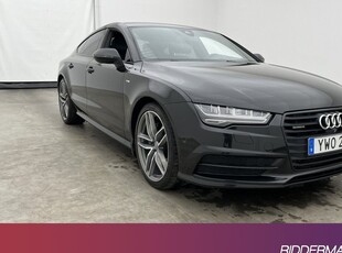 Audi A7Sportback V6 Q S-Line BOSE HUD Kamera Skinn 2017, Sportkupé