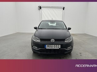 Volkswagen Polo 1.2 TSI 90hk 0,47l/mil Låg-Årsskatt