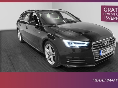 Audi A4 2.0 TDI S-Line Dragkrok Sportstolar PDC Nyserv 190hk