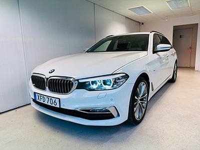 BMW 520 d Touring Steptronic Luxury Line Euro 6, Drag, Läder