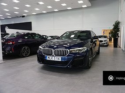 BMW 530e Msport Läder Harman Kardon Backkamera Tanzaniteblå