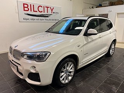 BMW X3 xDrive30d M-Sport Aut Skinn Pano GPS 1 Äg Eu6