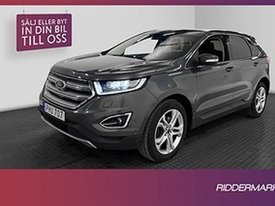 Ford Edge TDCi AWD 210hk Titanium Pano Kamera Skinn GPS Drag