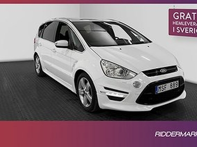 Ford S-Max 2.2 TDCi Business 7-sits Pano Drag Elstol m Minne