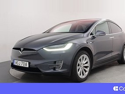 Tesla Model X 75D AWD 6 sits Pano Uppgr.AP Drag Luft V-Hjul