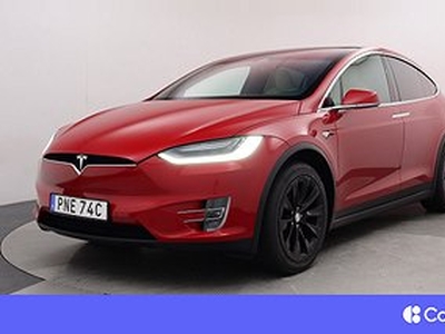 Tesla Model X Long Range AWD 5 sits AP Pano Drag V-hjul