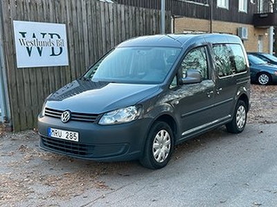 Volkswagen Caddy Life 2.0 EcoFuel | 5-Sits | Drag | Nybes