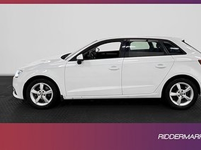 Audi A3 1.6 TDI 105hk M-värm Bluetooth 0.38l/mil