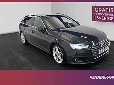 Audi A4 2.0 TDI Q 190hk S-Line Navi Adaptiv Drag 0.46L/mil