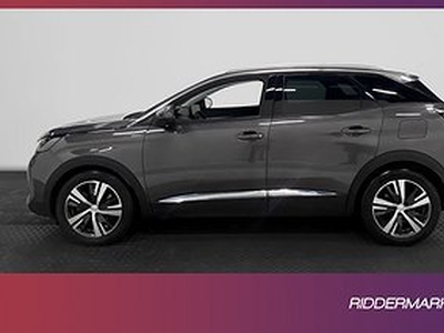 Peugeot 3008 HYBRID4 Plug in 300hk 360* Kamera Navi H-Skinn