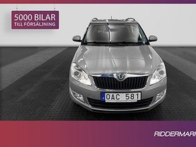 Skoda Fabia 1.2 TSI 86hk Ambiente Sensorer Välservad 1-Bruk