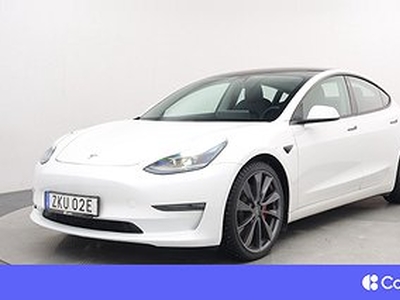 Tesla Model 3 Performance AWD Refresh Autopilot Pano V-hjul