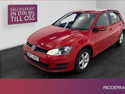 Volkswagen Golf1.2 TSI Dragkrok Lågskatt 0,43L mil 2016, Halvkombi