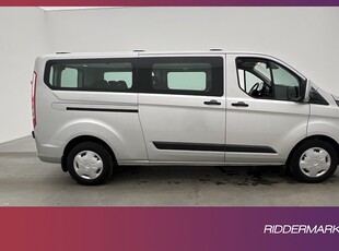 Ford Transit Custom Kombi Lång Värmare B-Kamera 9-Sits Moms