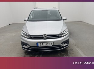 Volkswagen Touran TSI 150hk R-Line 7-Sits P-Värm Kamera Drag