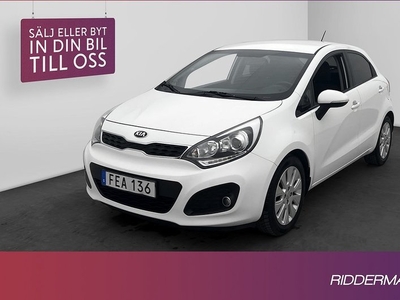 Kia Rio1.4 CVVT Advance Rattvärme 0,64l mil Välservad 2014, Halvkombi