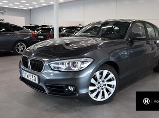 BMW 118Sportline 1 Ägare Fullservad M-Ratt Bluetooth LED Sportstolar 2015, Halvkombi