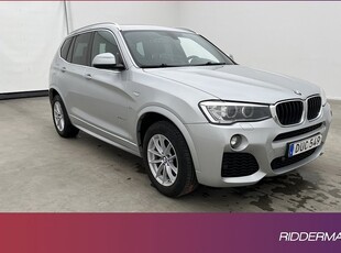 BMW X3xDrive20d M-Sport Värm Pano H K Navi Keyless 2015, SUV