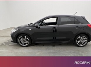 Kia Rio1.0 T-GDi GT-Line M-Värmare B-Kamera 2 Brukare 2019, Halvkombi