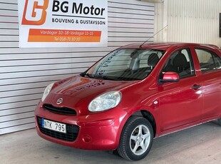 Nissan Micra1.2 Besiktad Fullservad Låg skatt 2011, Halvkombi