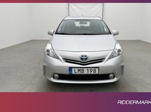 Toyota Prius+ Hybrid 136hk 7-sits Värm Navi Sensorer Keyless