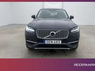 Volvo XC90 D4 AWD 190hk Inscription VOC 7-Sits Pano 360° HUD