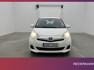 Toyota Verso-S 1.33 99hk Pluspaket Värmare Kamera Välservad