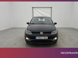 Volkswagen Polo 1.2 TSI 90hk Värmare Farthållare Välservad