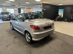 Peugeot 206 CC 1.6 Cab cabriolet NyBesiktigad