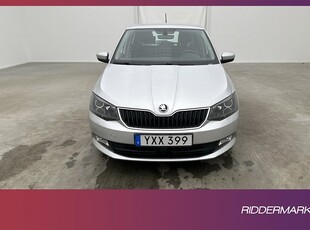 Skoda Fabia 1.0 TSI 95hk Style En-Brukare Sensorer CarPlay