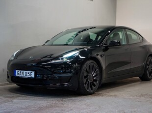 Tesla Model 3 Performance 513hk Värmepump Pano Kamera Leasebar