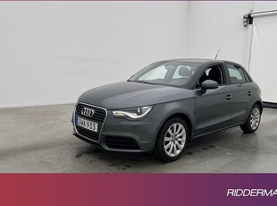 Audi A1Sportback TFSI Proline Värmare Välservad 2014, Halvkombi